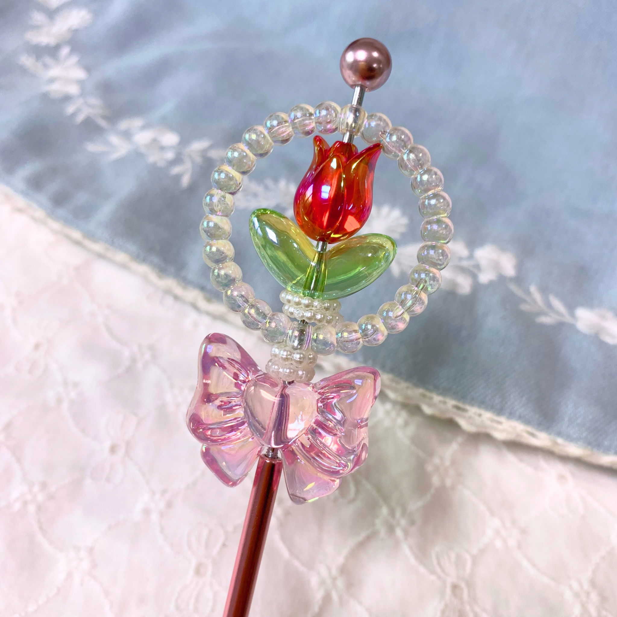 [販売]オーロラチューリップ(デコ用かぎ針可能)