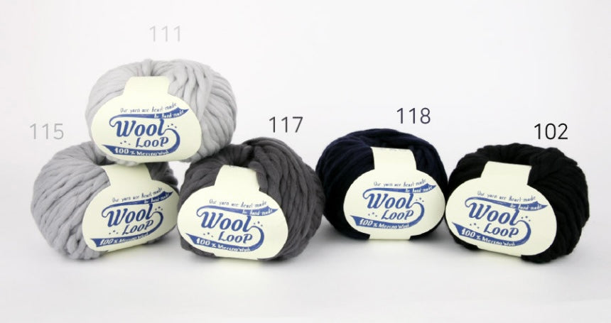 [受注販売]Wool loop(ウールループ)4玉1セット