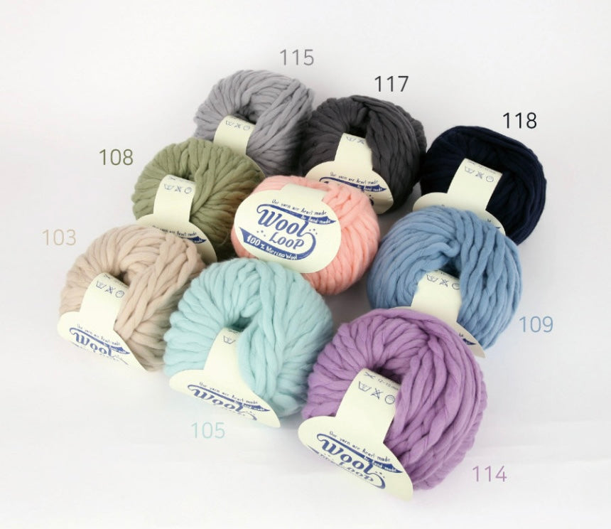 [受注販売]Wool loop(ウールループ)4玉1セット