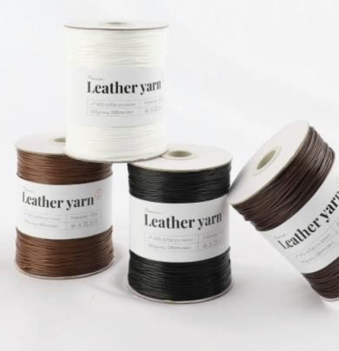 [受注販売]premium leather yarn(1roll)